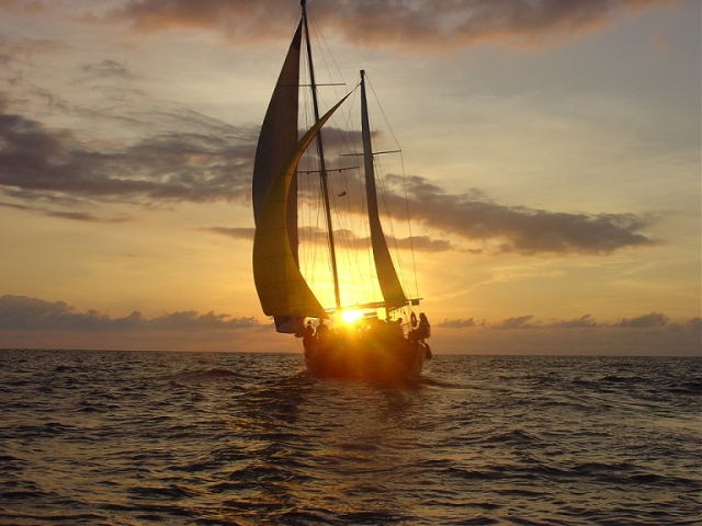 un atardecer unico